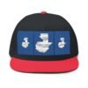 Gorra plana con visera ajustable y diseño de GUATE,  moderna para uso casual.
