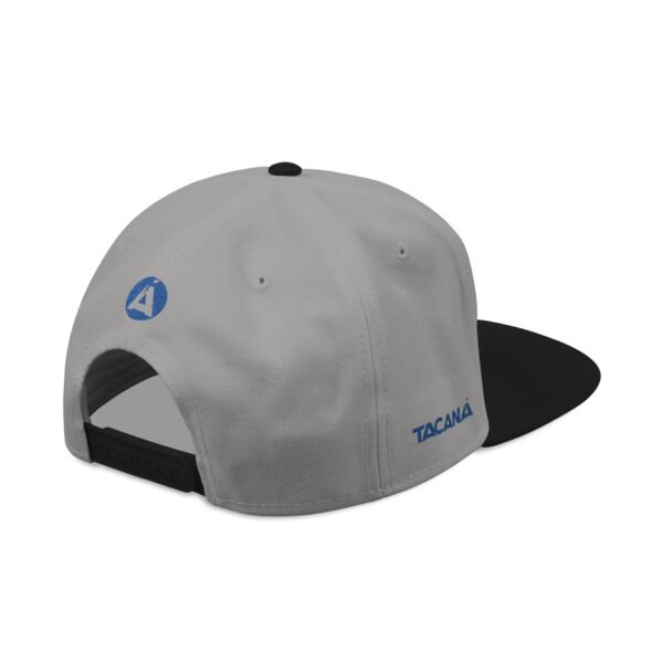 Gorra plana con visera ajustable y diseño de GUATE,  moderna para uso casual.
