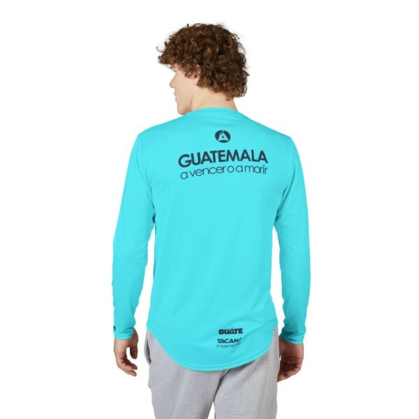 Camisa de manga larga de Guatemala con protección UV para hombre, ligera y cómoda para actividades al aire libre.