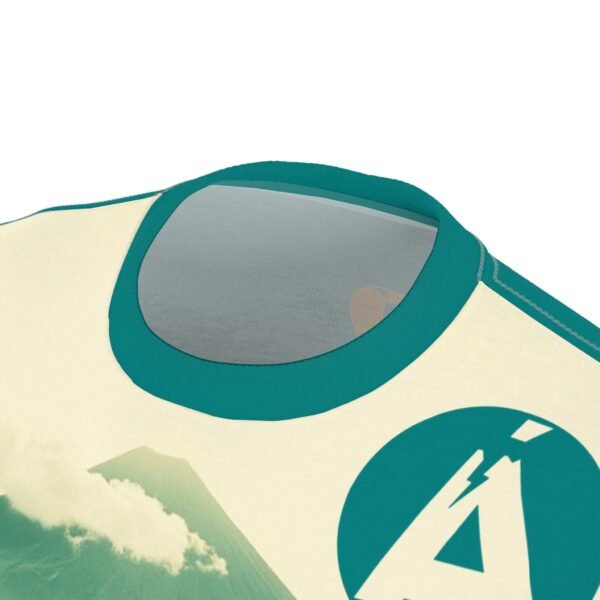 Mountain Landscape AOP Tee, Chill Vibes Unisex Shirt, Nature Lover's Gift, Outdoor Adventure Apparel, Summer Trip Essential