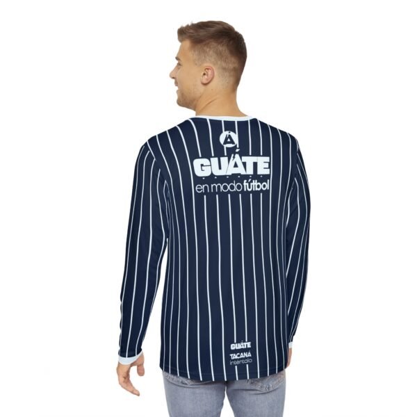 Camisa de manga larga de GUATEMALA con rayas náuticas para hombre, perfecta para un look casual.