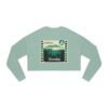 Cropped Sweatshirt with Aithlán & Samabaj Design, Trendy Streetwear, Cozy Gift for Her, Summer Fashion, Travel Memories