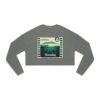 Cropped Sweatshirt with Aithlán & Samabaj Design, Trendy Streetwear, Cozy Gift for Her, Summer Fashion, Travel Memories