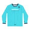 Camisa de manga larga de GUATEMALA con rayas para hombre, perfecta para un look casual y deportivo.