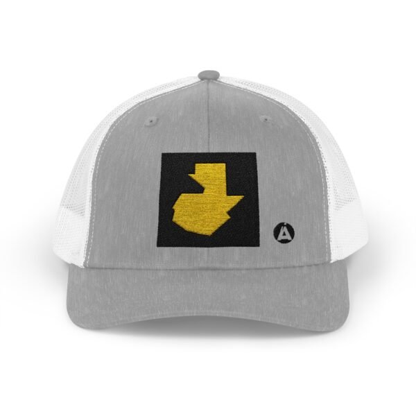 Gorra snapback con el mapa de Guatemala es la gorra casual perfecta para los amantes de los viajes y la aventura.