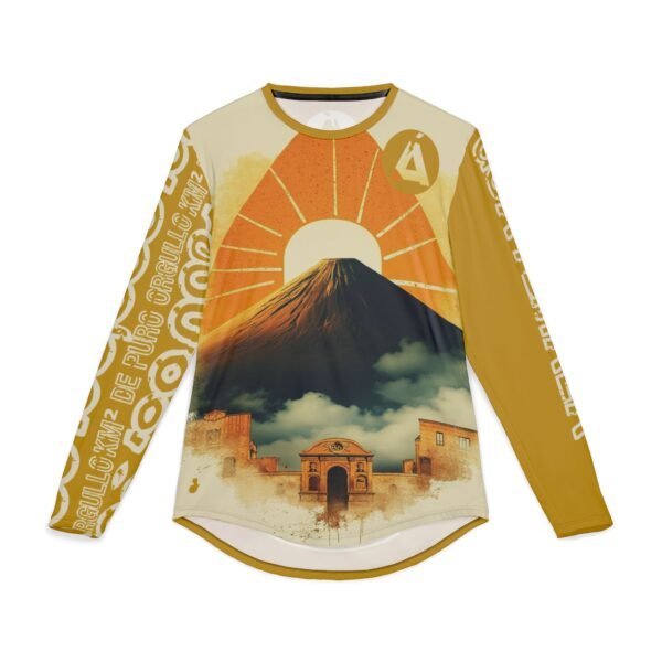 Camisa de manga larga con protección UV para hombre, diseño de La Antigua, perfecta para excursiones y senderismo.