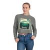 Cropped Sweatshirt with Aithlán & Samabaj Design, Trendy Streetwear, Cozy Gift for Her, Summer Fashion, Travel Memories