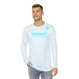 Camisa de manga larga de GUATEMALA para hombre, perfecta para un look casual y deportivo.
