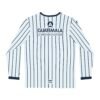 Camisa de manga larga de GUATEMALA con rayas para hombre, perfecta para un look casual y deportivo.