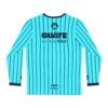 Camisa de manga larga de GUATEMALA con rayas para hombre, perfecta para un look casual y deportivo.