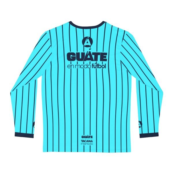Camisa de manga larga de GUATEMALA con rayas para hombre, perfecta para un look casual y deportivo.