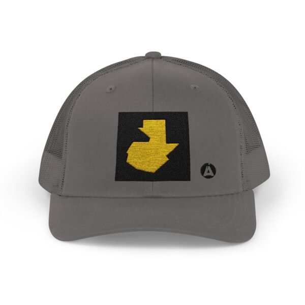 Gorra snapback con el mapa de Guatemala es la gorra casual perfecta para los amantes de los viajes y la aventura.