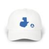 Gorra clasica con diseño del mapa de Guatemala, perfecta para quienes disfrutan de actividades al aire libre y viajes.