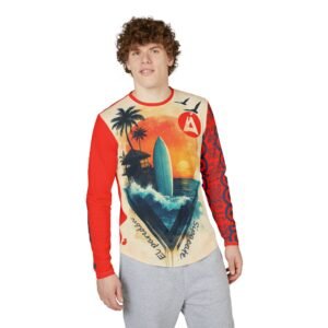 Camisa de El Paredón con protección UV para hombre, perfecta para actividades al aire libre como un día en la playa.