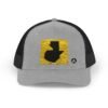 Gorra de camionero con cierre a presión, con mapa de GUATE, perfecta para eventos al aire libre y uso diario.