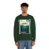 Sudadera unisex de cuello redondo de inspiración vintage de Samabaj, una prenda acogedora y moderna.