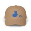 Gorra clasica con diseño del mapa de Guatemala, perfecta para quienes disfrutan de actividades al aire libre y viajes.