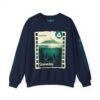 Sudadera unisex de cuello redondo de inspiración vintage de Samabaj, una prenda acogedora y moderna.