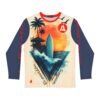 Vibrante camisa para hombre, inspirada en El Paredón, perfecta para playa, vacaciones y looks casuales de verano.