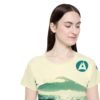 Women's Nature-Inspired Sports Jersey, Outdoor Activity Top, Travel Shirt, Adventure Gear, Gift for Nature Lovers