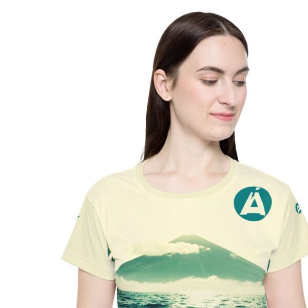 Women's Nature-Inspired Sports Jersey, Outdoor Activity Top, Travel Shirt, Adventure Gear, Gift for Nature Lovers