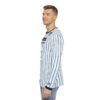 Camisa de manga larga de GUATEMALA con rayas para hombre, perfecta para un look casual y deportivo.