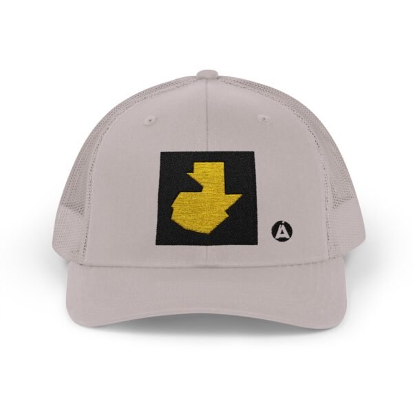 Gorra snapback con el mapa de Guatemala es la gorra casual perfecta para los amantes de los viajes y la aventura.