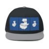 Gorra plana con visera ajustable y diseño de GUATE,  moderna para uso casual.