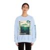 Sudadera unisex de cuello redondo de inspiración vintage de Samabaj, una prenda acogedora y moderna.