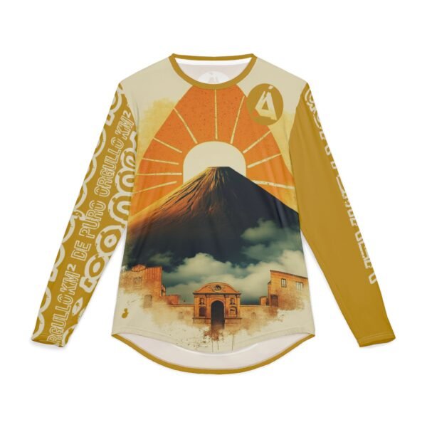 Camisa de manga larga con protección UV para hombre, diseño de La Antigua, perfecta para excursiones y senderismo.