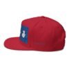 Gorra plana con visera ajustable y diseño de GUATE,  moderna para uso casual.
