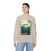 Sudadera unisex de cuello redondo de inspiración vintage de Samabaj, una prenda acogedora y moderna.