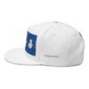Gorra plana con visera ajustable y diseño de GUATE,  moderna para uso casual.
