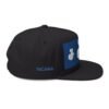 Gorra plana con visera ajustable y diseño de GUATE,  moderna para uso casual.
