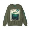 Sudadera unisex de cuello redondo de inspiración vintage de Samabaj, una prenda acogedora y moderna.