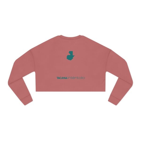 Cropped Sweatshirt with Aithlán & Samabaj Design, Trendy Streetwear, Cozy Gift for Her, Summer Fashion, Travel Memories