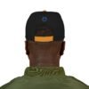 Gorra plana con visera ajustable y diseño de GUATE,  moderna para uso casual.