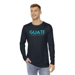 Camiseta casual de manga larga para hombre, ideal para quienes sienten orgullo por Guatemala, casual y de uso diario.