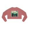Cropped Sweatshirt with Aithlán & Samabaj Design, Trendy Streetwear, Cozy Gift for Her, Summer Fashion, Travel Memories