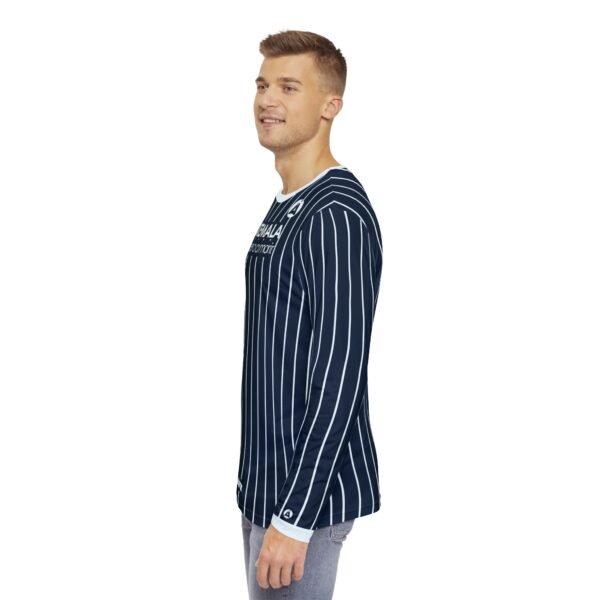 Camisa de manga larga de GUATEMALA con rayas náuticas para hombre, perfecta para un look casual.