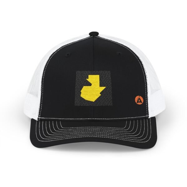Gorra Trucker con el mapa de Guatemala es perfecta para aventuras al aire libre, ropa casual, viajes y festivales.