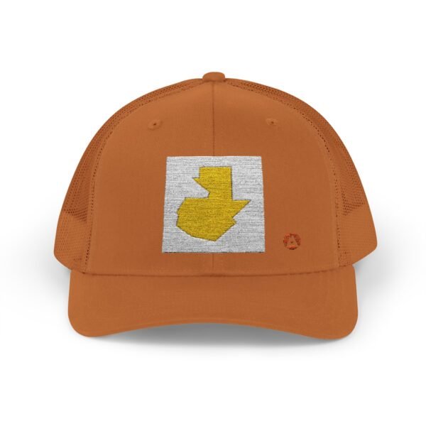 Gorra snapback con el mapa de Guatemala es la gorra casual perfecta para los amantes de los viajes y la aventura.