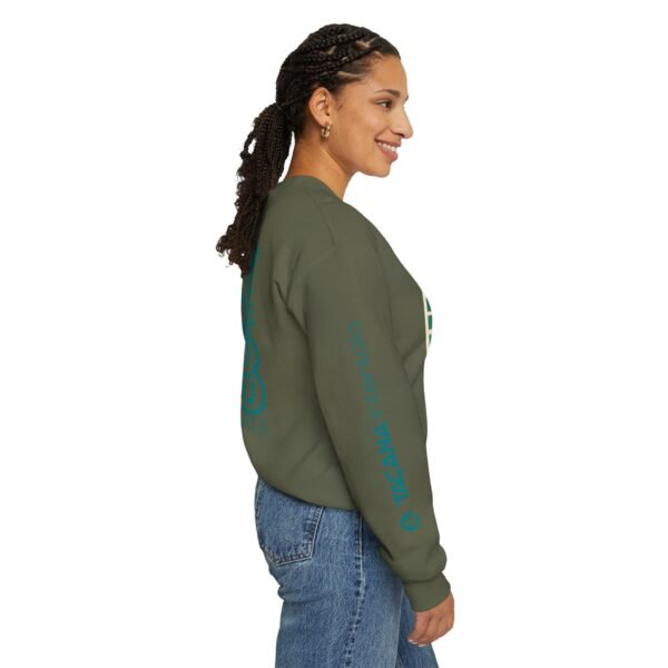 Sudadera unisex de cuello redondo de inspiración vintage de Samabaj, una prenda acogedora y moderna.