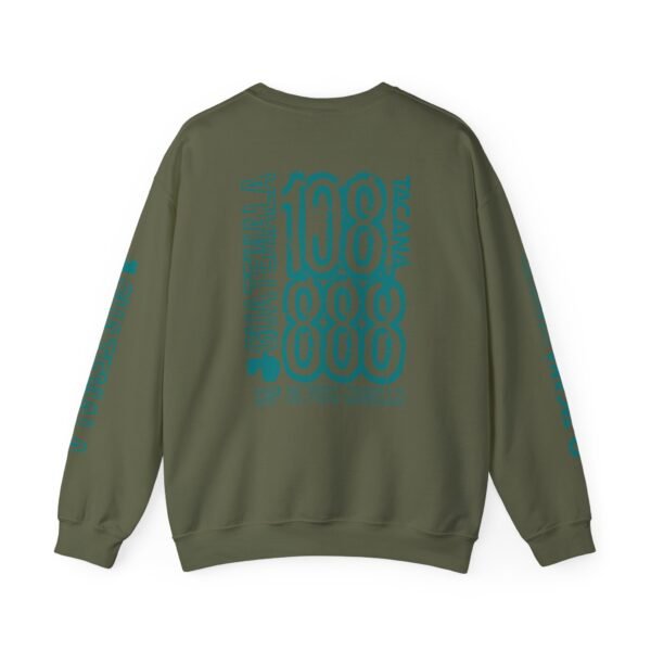 Sudadera unisex de cuello redondo de inspiración vintage de Samabaj, una prenda acogedora y moderna.