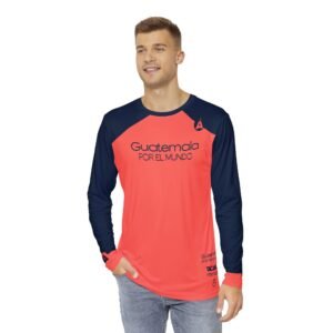 Camisa de hombre vibrante con diseño Guatemalteco, perfecta para viajeros y amantes de la ropa casual.