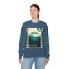 Sudadera unisex de cuello redondo de inspiración vintage de Samabaj, una prenda acogedora y moderna.