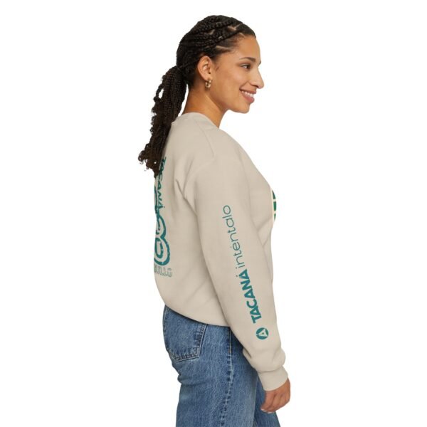 Sudadera unisex de cuello redondo de inspiración vintage de Samabaj, una prenda acogedora y moderna.