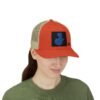 Gorra de camionero con mapa de GUATE, perfecta para aventuras al aire libre, festivales de verano.