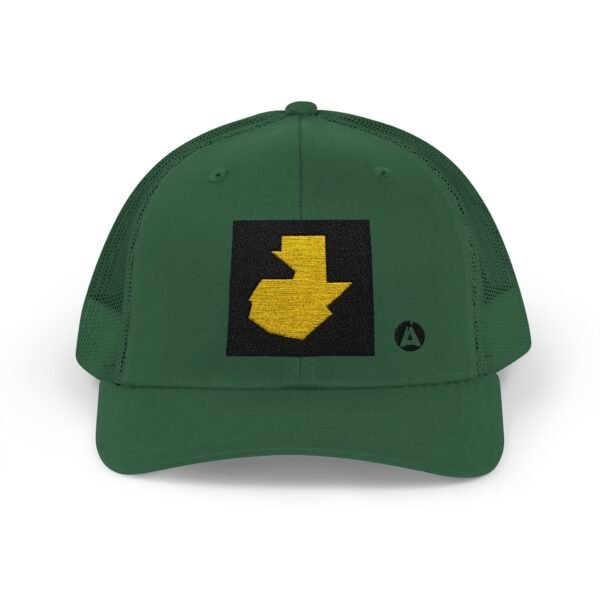 Gorra snapback con el mapa de Guatemala es la gorra casual perfecta para los amantes de los viajes y la aventura.