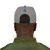 Gorra plana con visera ajustable y diseño de GUATE,  moderna para uso casual.